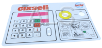 Cissell Parts - Cissell #C001389 Washer DECAL PNL CNTRL CISSELL