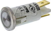 Unimac Parts - Unimac #F350430 Washer LIGHT NEON CLR 125V .25 TAB