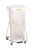 R&B Wire Products - R&B Wire #697 Wire Hamper Stand w/Foot Pedal