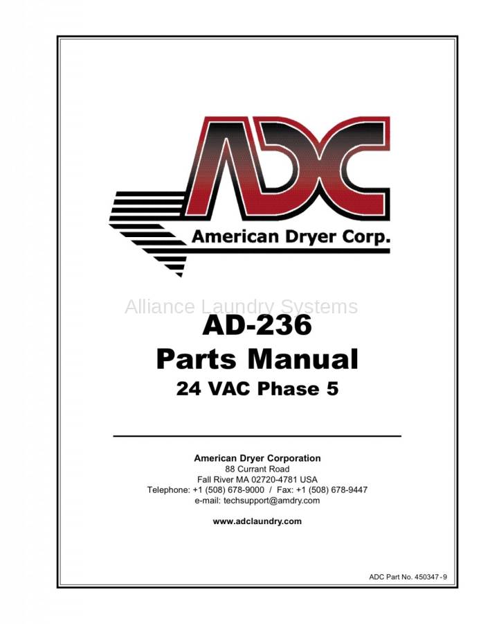 Diagrams  Parts And Manuals For American Dryer Ad