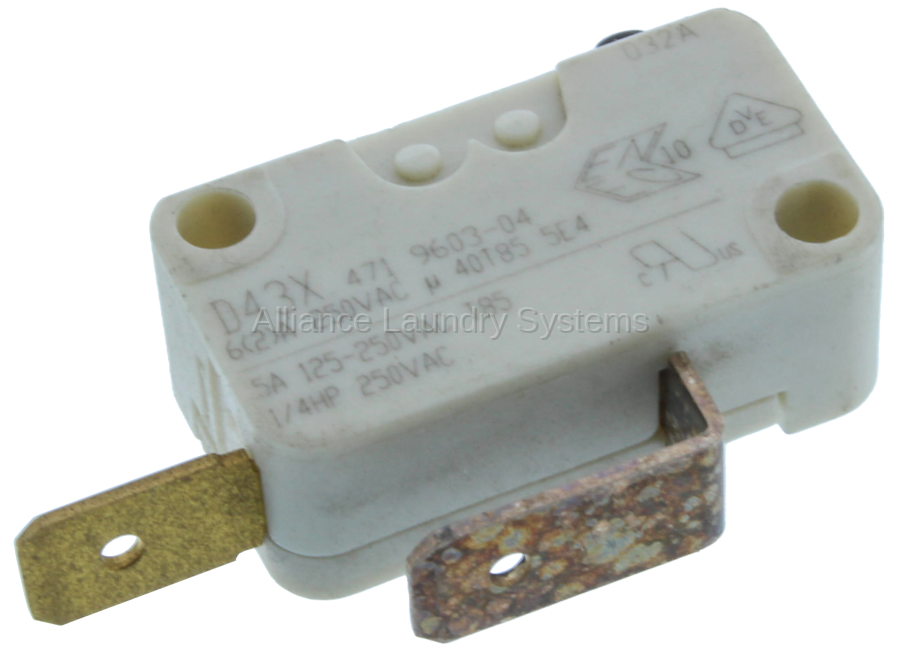 DOOR MICROSWITCH WITH ARM FOR WASCOMAT GEN4 WASHERS 960313 10PK 960307 