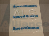 Speed Queen Parts - Speed Queen #800921 Washer/Dryer LABEL DOMED-SPEED QUEEN
