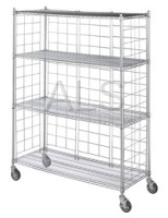 R&B Wire Products - R&B Wire LC1860-KIT Chrome Plated Side & Back Enclosure Panels for 18" Wide Units (5 each)